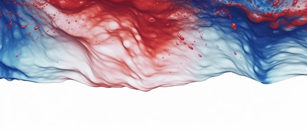Efecto de salpicadura de agua Pintura de salpicadura de color de agua para la bandera del Día de la Independencia Generado por Ai