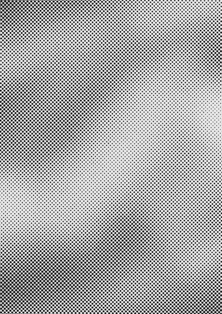 Efecto de superposición de medio tono Patrón de puntos de textura de angustia en blanco y negro
