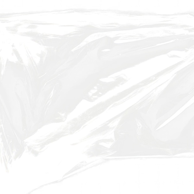 Efecto de superposición de textura de envoltura de plástico suave mínimo fondo blanco