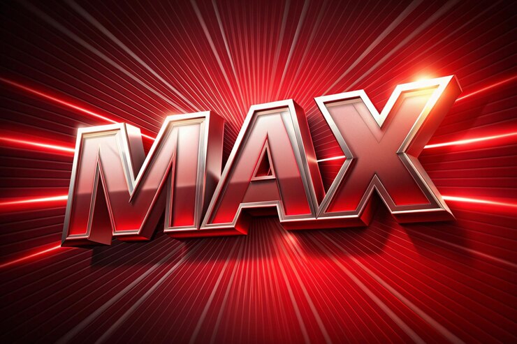 Foto efecto de texto 3d max
