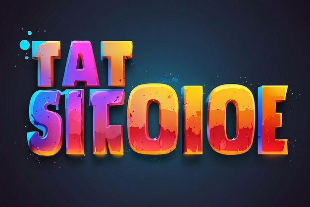 Efecto de texto cortado editable