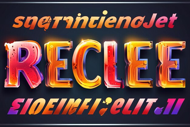 Efecto de texto cortado editable