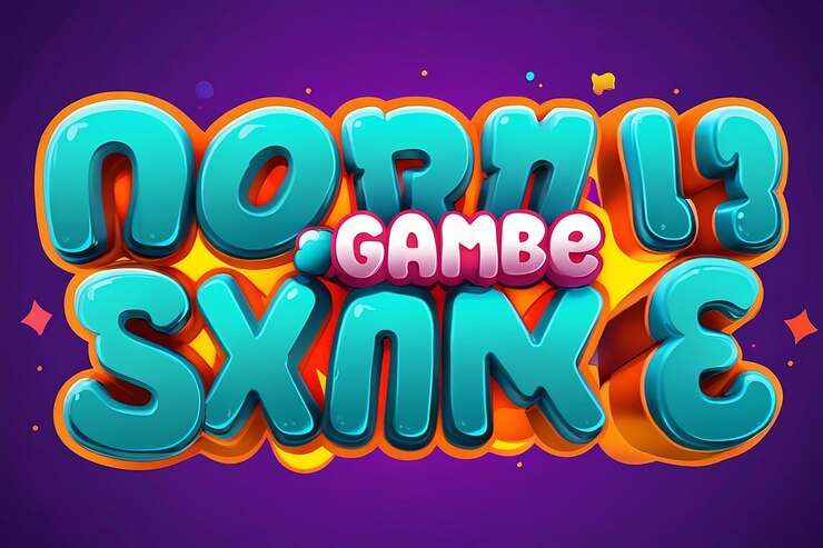 Foto efecto de texto editable 3d de juego divertido