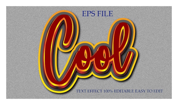 Efecto de texto genial Archivo EPS Descarga digital