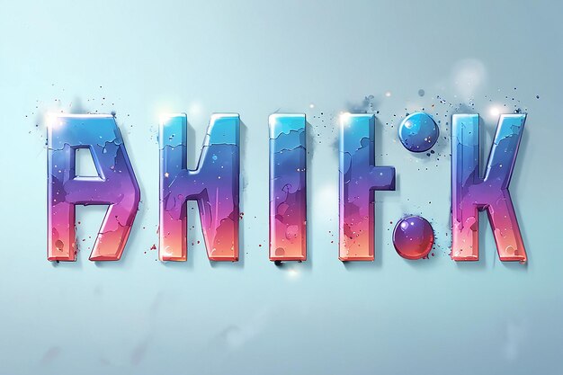 Efecto de texto nebuloso editable