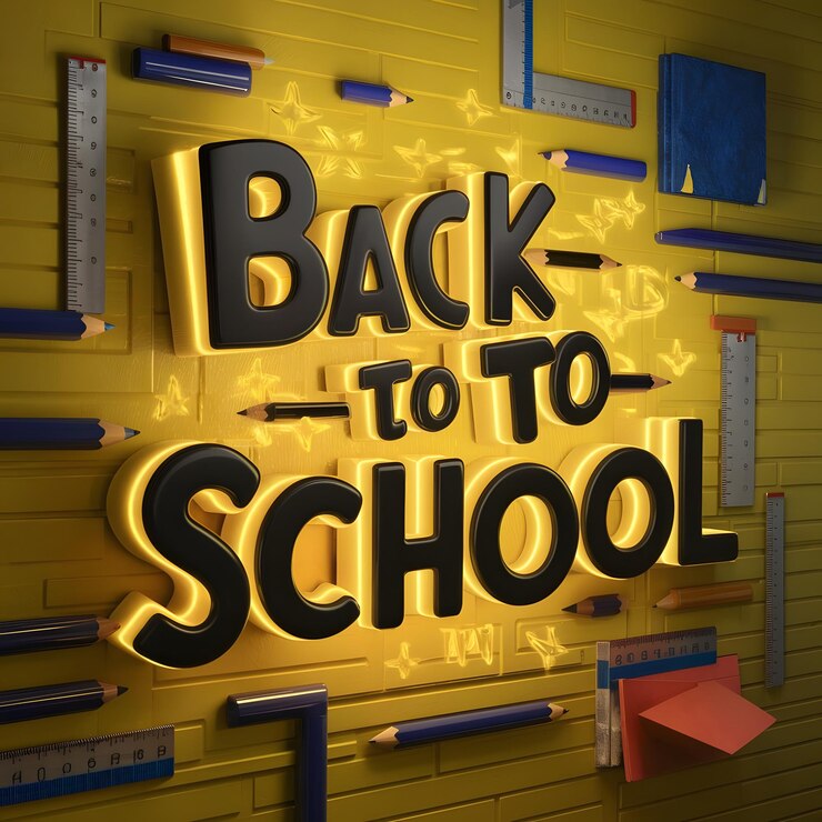 Foto efecto de texto de regreso a la escuela