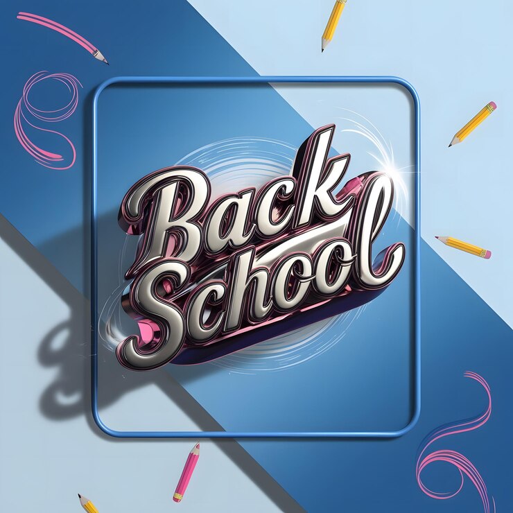Foto efecto de texto de regreso a la escuela