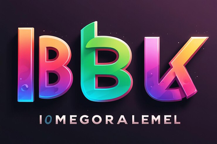 Foto efecto de tipo de logotipo de juego 3d moderno