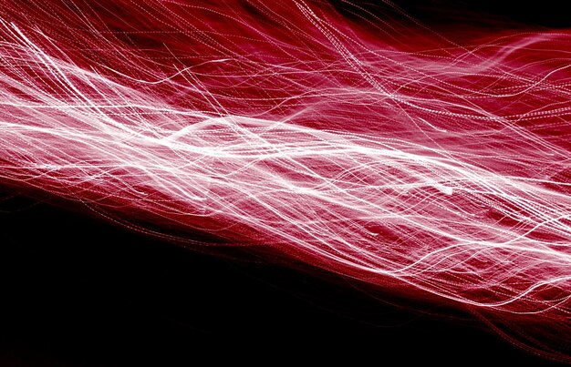 Efectos brillantes brillantes Diseño de fondo abstracto Color rojo de llama oscura