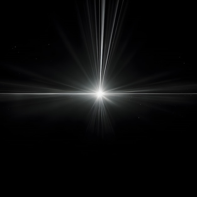 efectos de luz de destello de lente de lente especial de luz solar con transparencia aislado sobre fondo negro