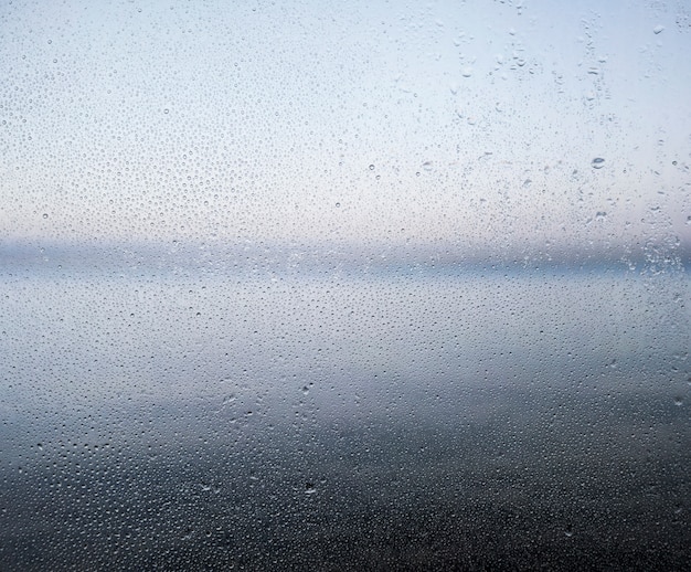 Efeito de chuva no fundo da praia