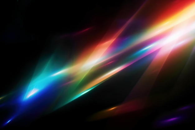 Foto efeito de luz luz colorida