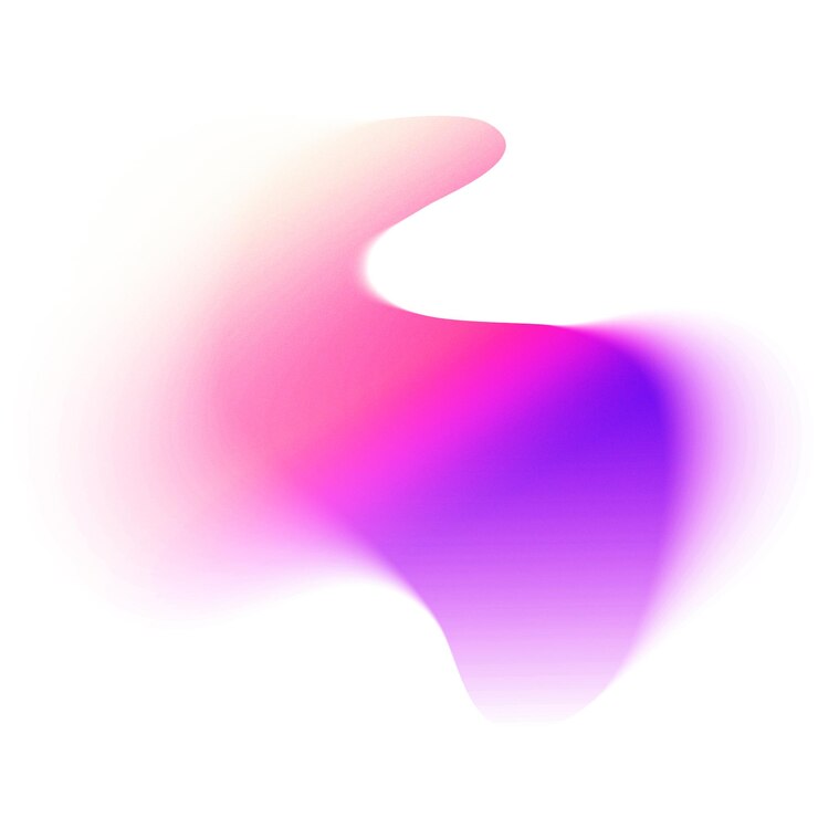 Foto efeito desfocado do gradiente de elementos de forma abstrata png