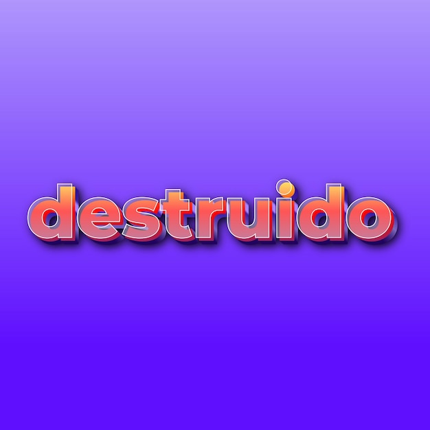 efeito destruidoText foto do cartão de fundo roxo gradiente JPG