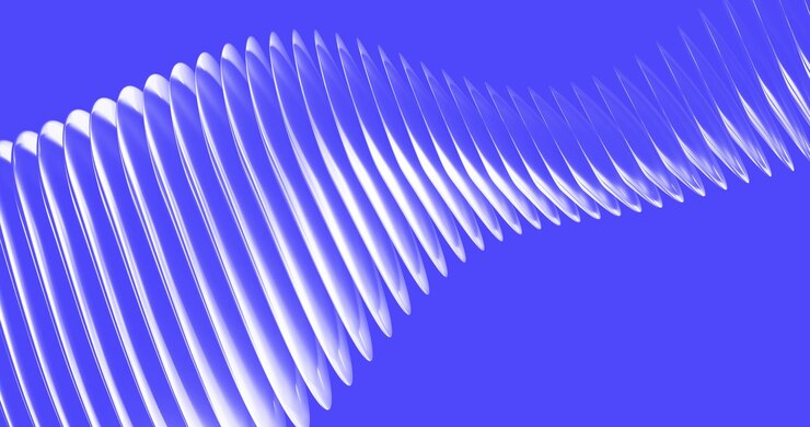 Foto efeitos de luz brilhante de tela azul desenho de fundo abstrato
