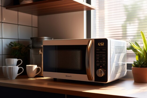 Effizient und praktisch: Der Mikrowellenherd wird auf Ihrer Küchentheke verankert