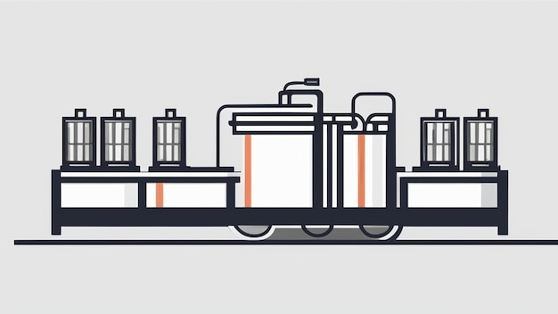 Effiziente Batterieproduktionslinie