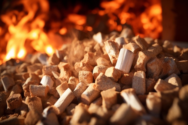 Eficiencia de combustión Investigando la combustión de pellets de madera de coníferas y biomasa de madera