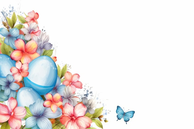 Eggciting Easter Border Clipart adicionando um toque festivo aos seus designs