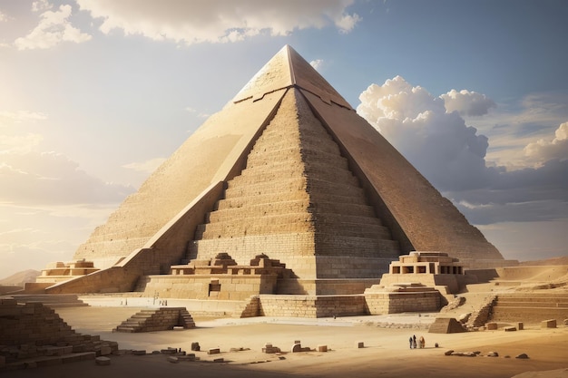 Egipto civilizado pirámide de Giza