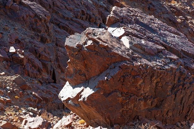 Egito, montanhas Sinai em um dia ensolarado e bela paisagem