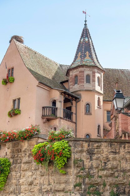 Eguisheim en la Alsacia