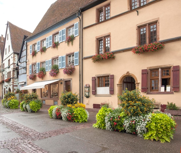 Eguisheim en la Alsacia