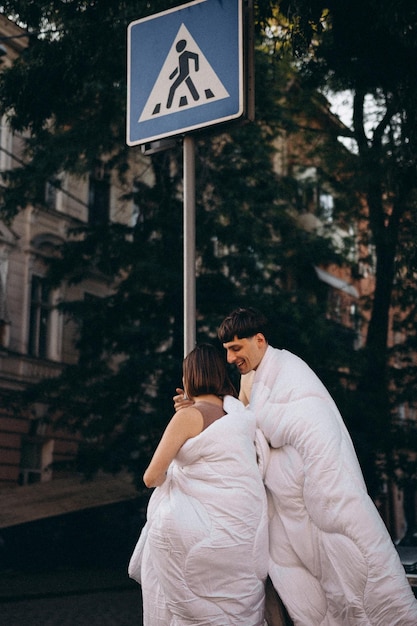 Ehepaar in der Ukraine