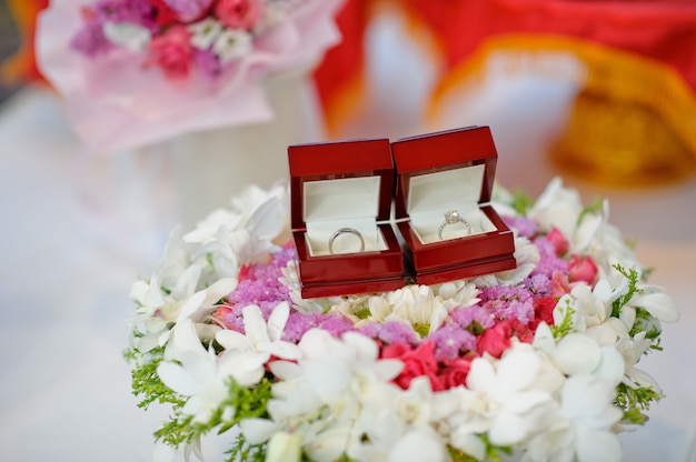 Ehering, thailändische Hochzeit, Schmuck, Ehe, Verlobung