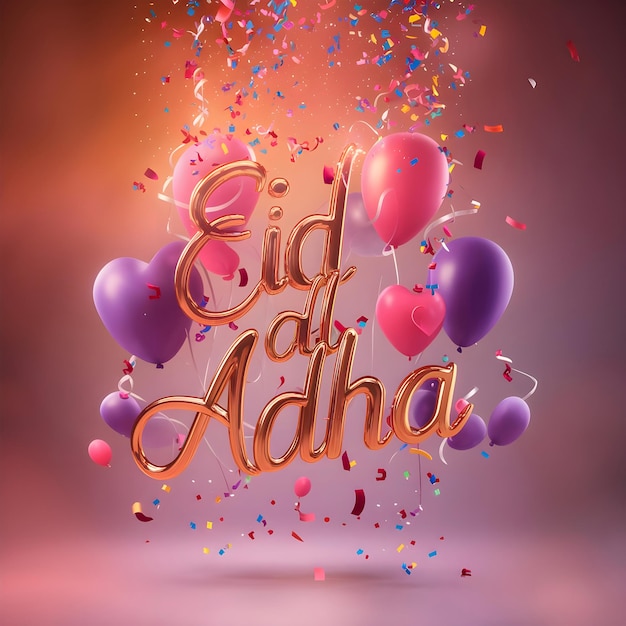 Eid Al Adha Caligrafia Tipografia