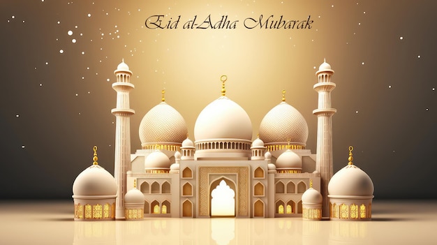 Eid Al Adha-Grußplakat