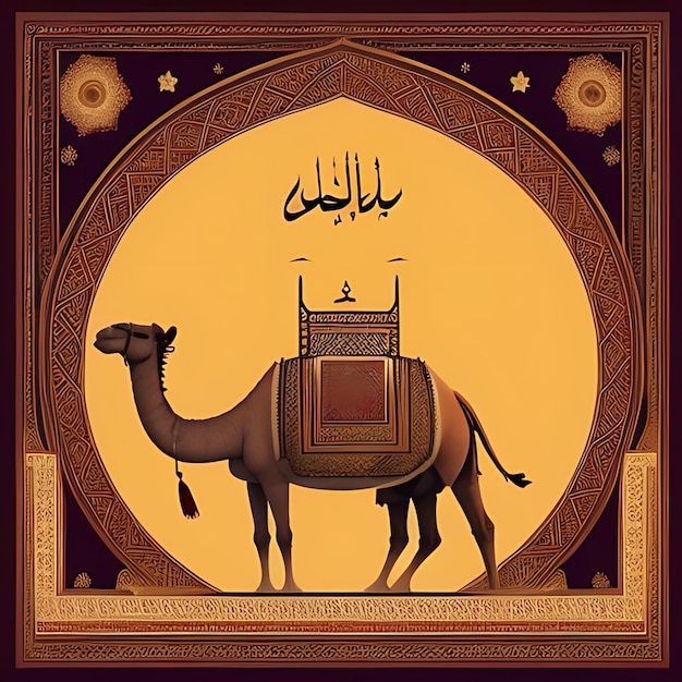 Foto eid al adha mubarak abstrakte vektorillustration hintergrunddesign