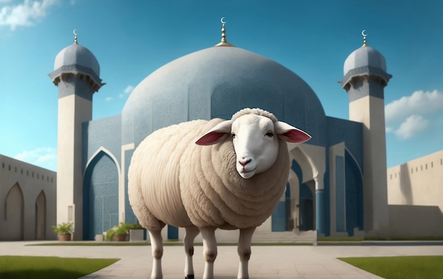 Eid al adha mubarak festival islámico Generativo AI Ilustración