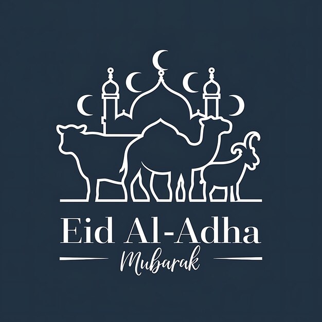 Foto eid al adha mubarak fundo