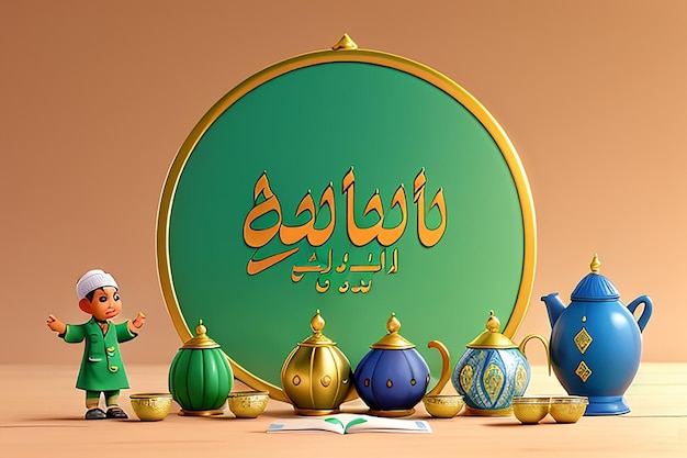 Eid al-Fitr und Ramadan Konzept Hintergrund Das Geben von Zakat oder Sadaqah an arme Menschen islamischer Konzept Hintergrond