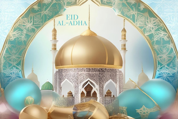 Eid aladha bannerai generado