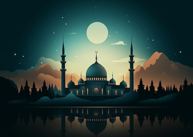 Eid alAdha Ein lebendiger Hintergrund