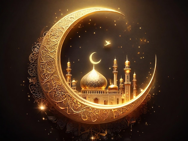 Eid Mubarak festival islâmico generativo ai
