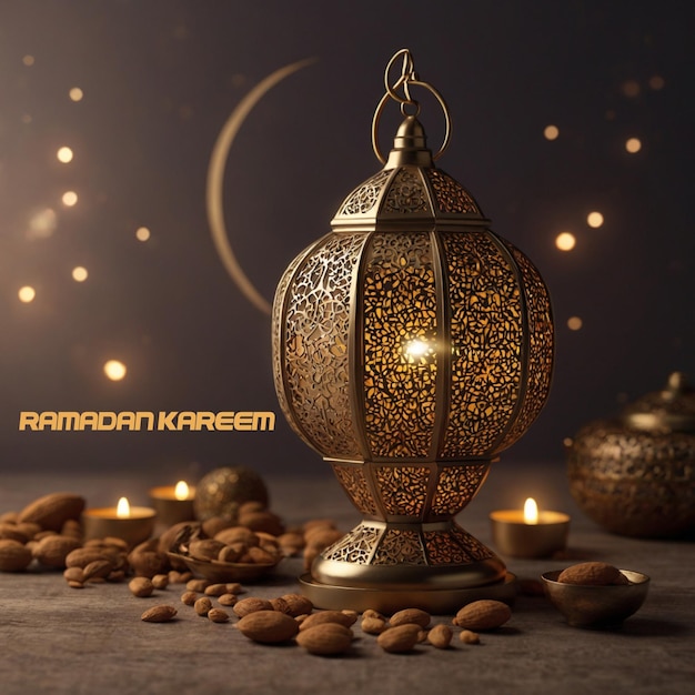 Eid Mubarak Grüße oder Ramadan Kareem Luxus Mandala Hintergrunddesign Vorlage
