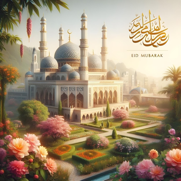 Eid Mubarak Grüßkarten-Design