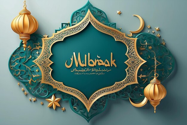 Eid_Mubarak_Islamic_background_template_3d_illustratio