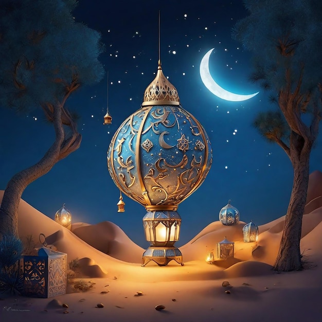 Eid Mubarak Luxury Mond-Stern