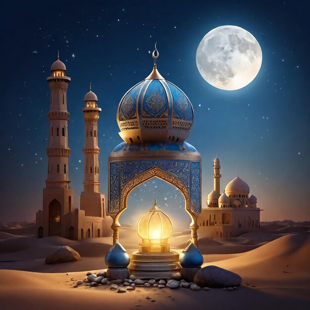 Eid Mubarak Luxury Mond-Stern