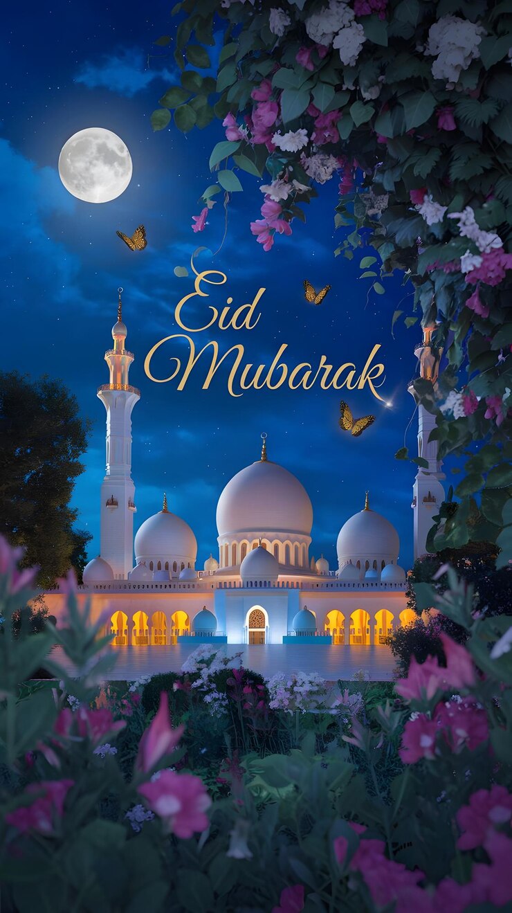 Eid Mubarak plantilla de historias de Instagram y Facebook