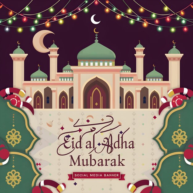 Eid ul Adha clip art Feliz fiesta del Islam Musulmán