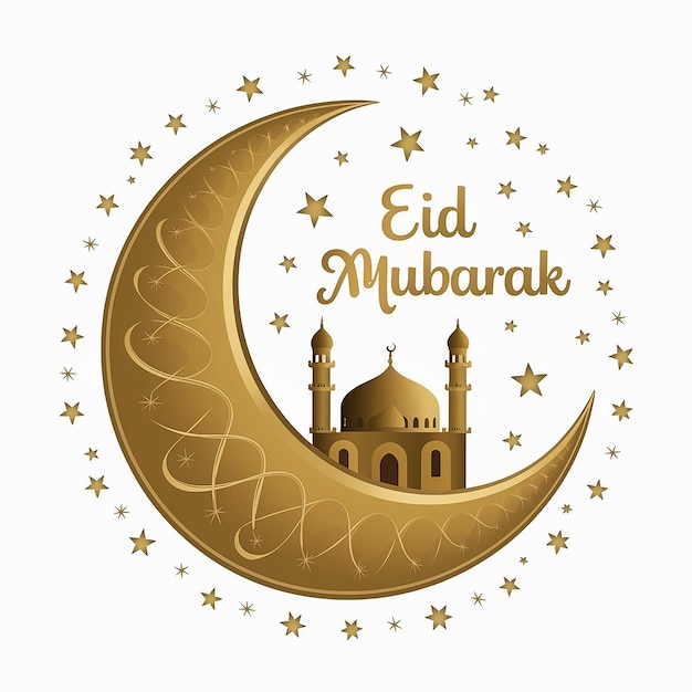 EidalAdha bonito cartão de saudação com capa decorativa