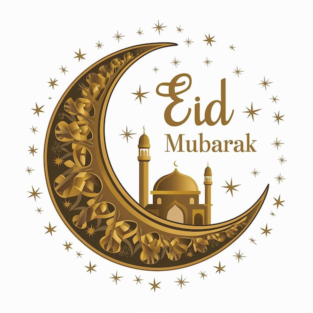 EidalAdha bonito cartão de saudação com capa decorativa
