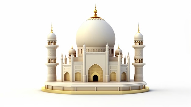 EidalAdha closeup vetor 3d generativo ai