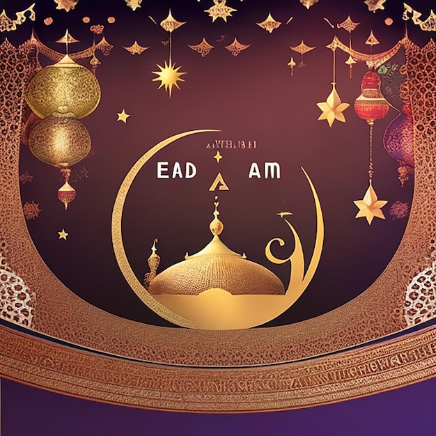 EidalAdha-Hintergrundplakate