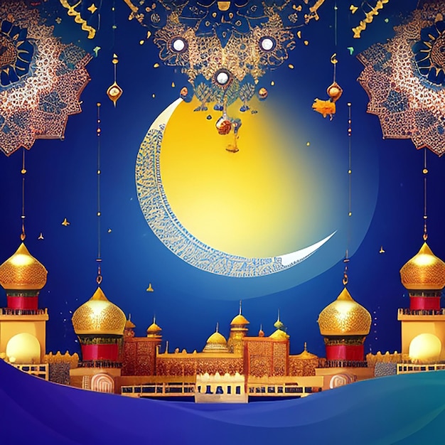 EidalAdha-Hintergrundplakate